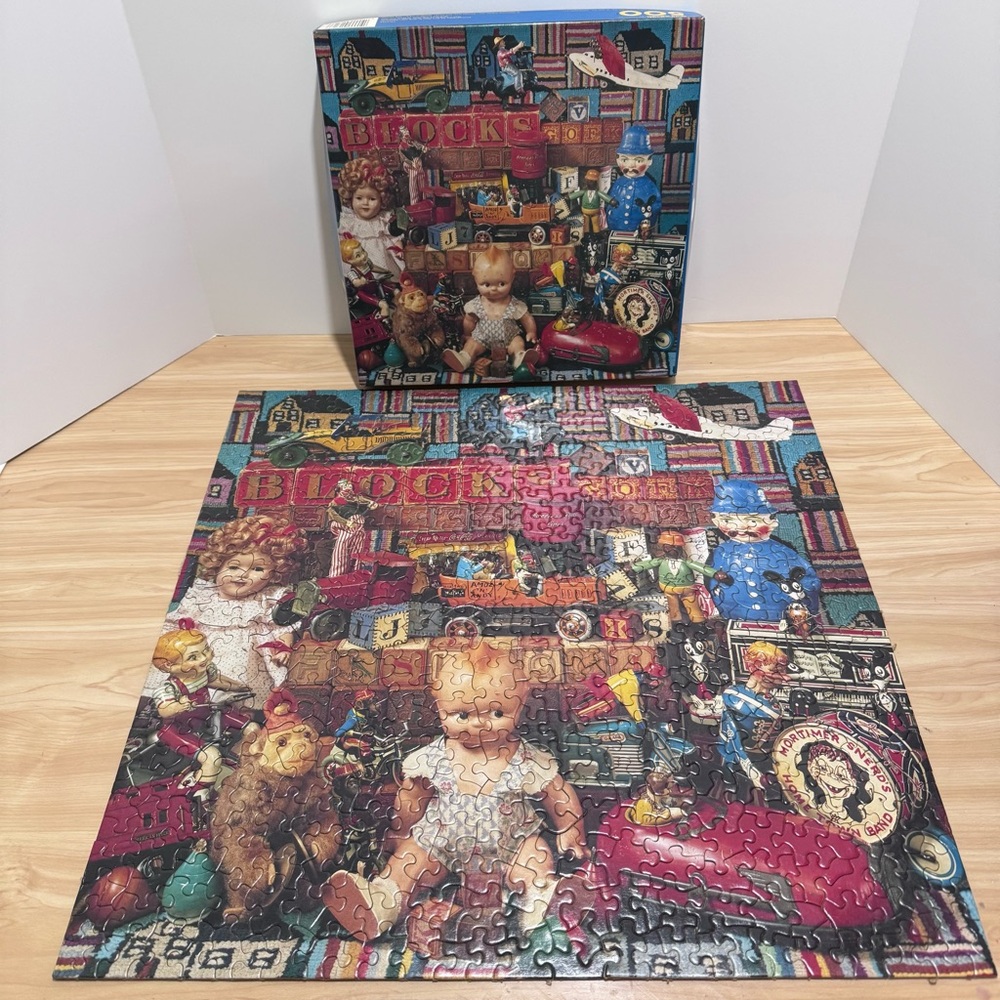 Springbok PLAYTHINGS FROM THE PAST Toys of the 30s & 40s Puzzle 500 Piece VTG